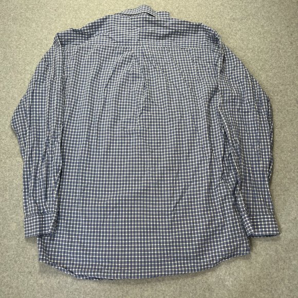 Cinch Shirt Mens XL Blue Plaid Button Up Western Cowboy Casual Long Sleeve - Picture 4 of 7